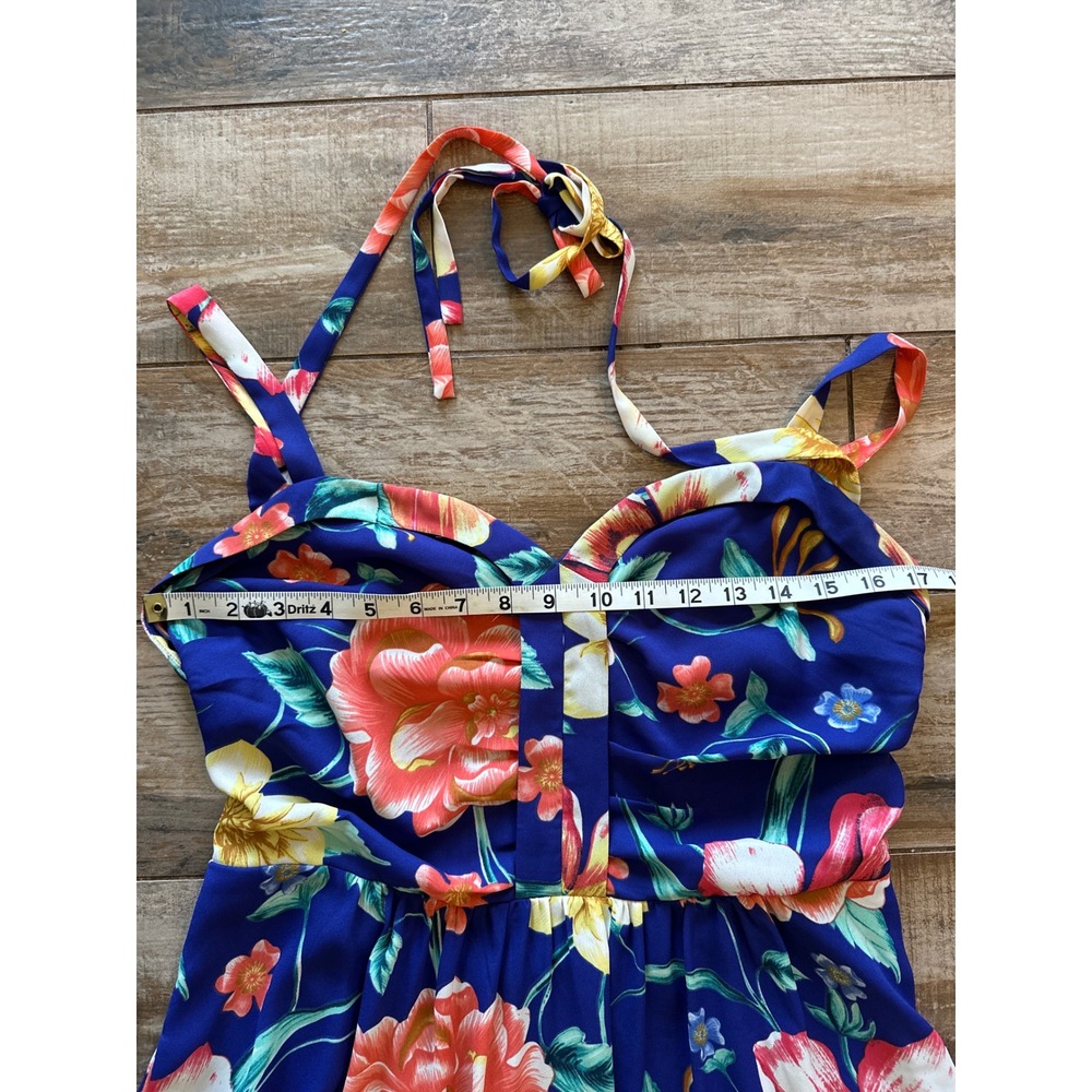 Anthropologie Moulinette Soeurs Annona Blue Floral MidiSize 14 - Picture 12 of 16